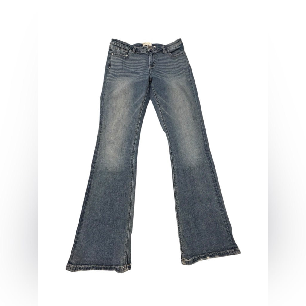 Bke Womens Gabby Bootcut Stretch Denim Jeans In Light Blue